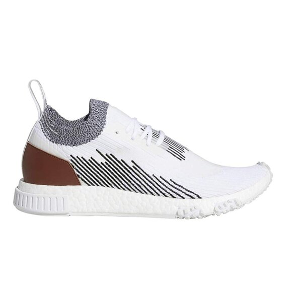 adidas Mens NMD_Racer Casual Shoes 6.5 Color Cloud White/Core Black/Redwood
